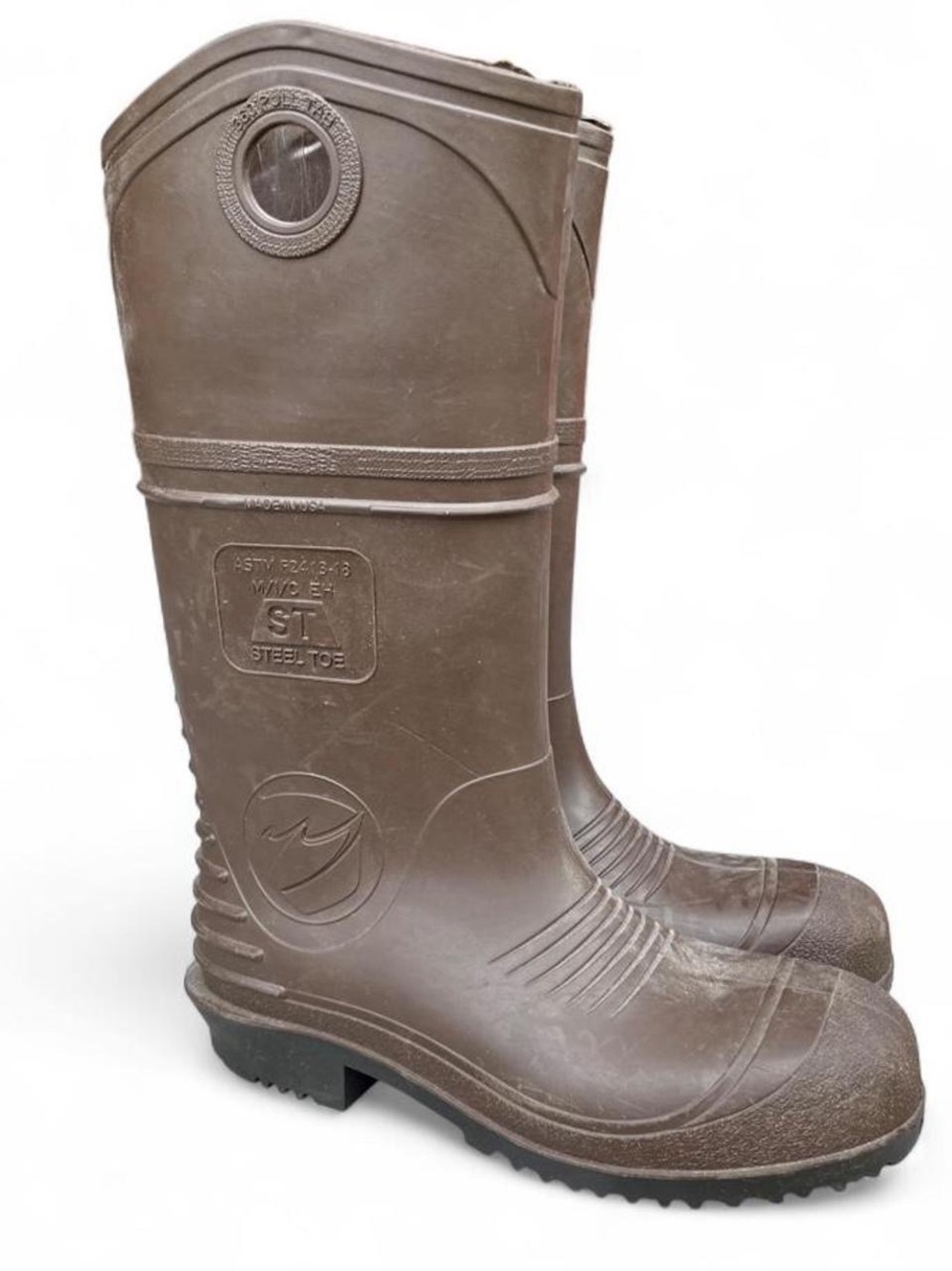 Dunlop DuraPro XCP Steel Toe Waterproof Work Boots Brown Men's 8 Women's 10
